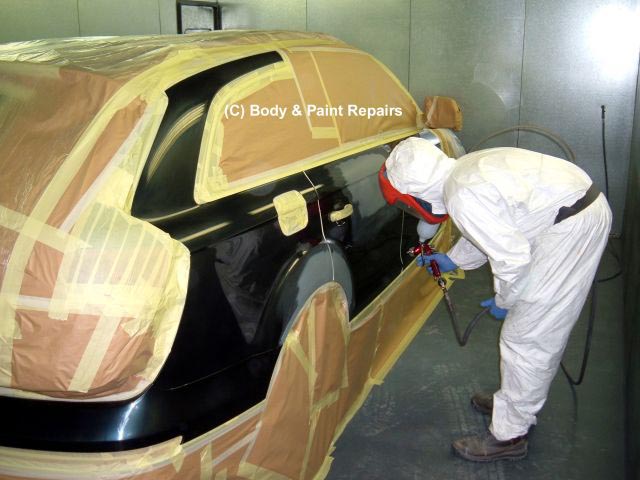 Quality Paint Spraying at our specialist paint shop